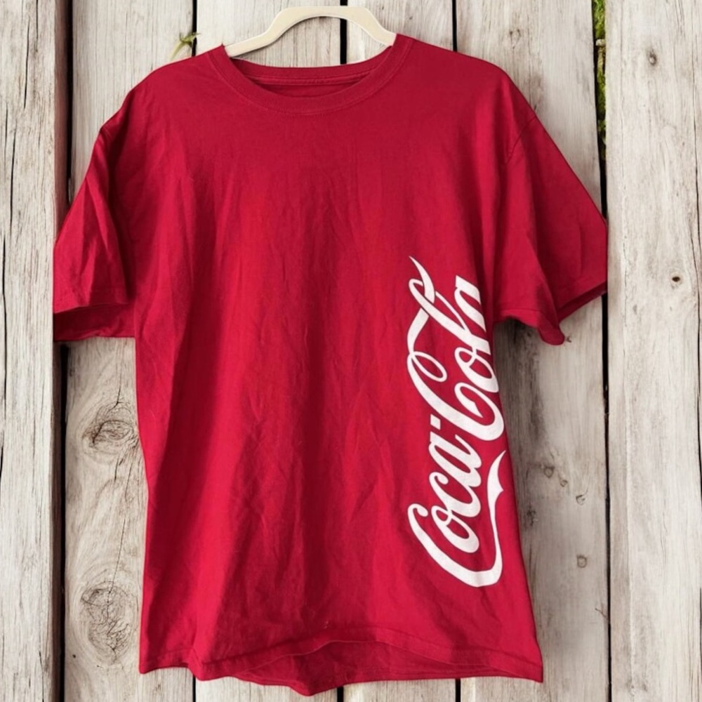 Coca Cola Shirt Large Red Hanes‎ London 2012 Olympic Games